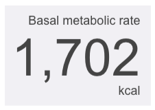 calcolo finale del metabolismo basale