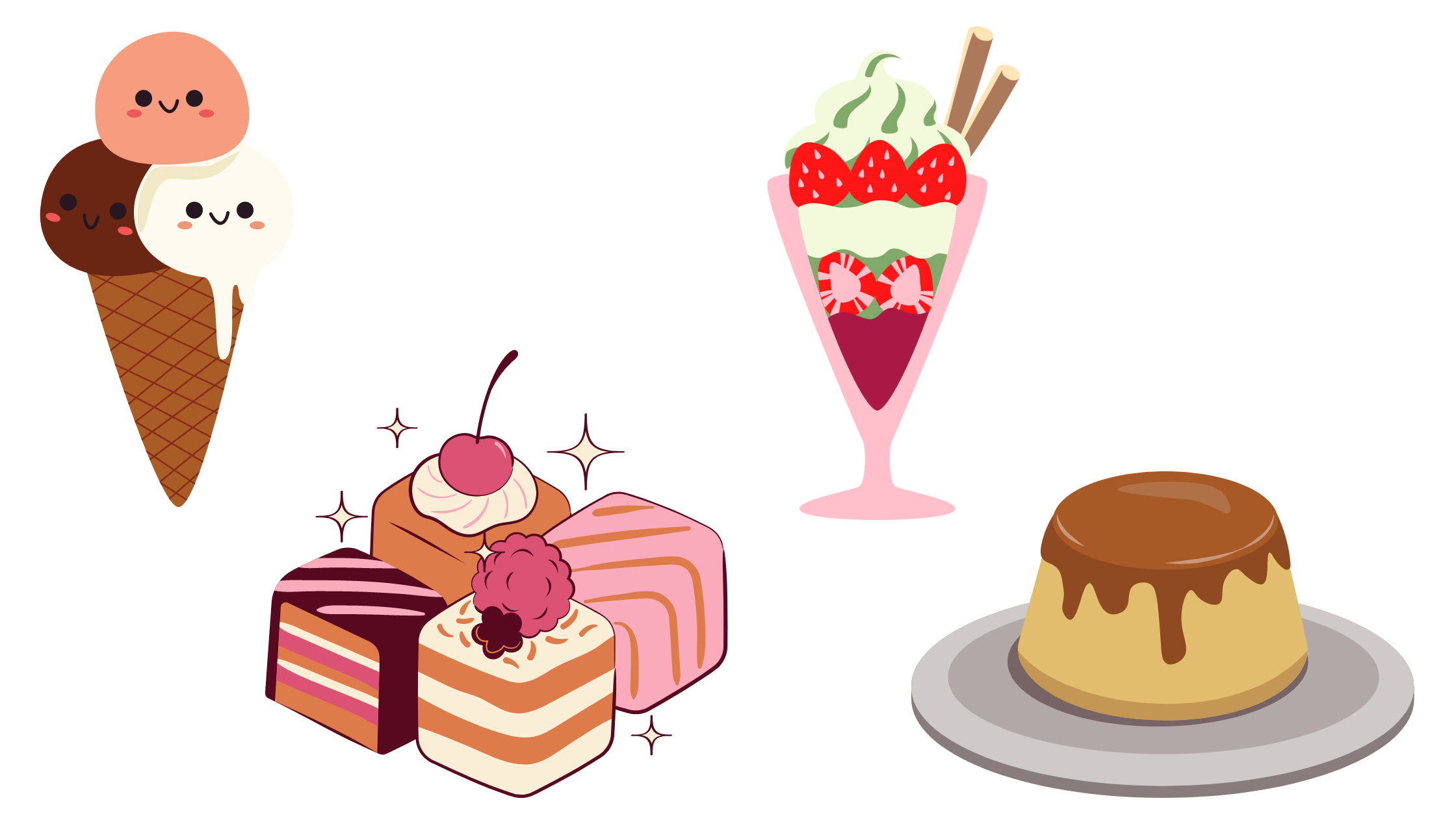 Ice creams, desserts, frozen desserts, puddings are foods containing aspartame